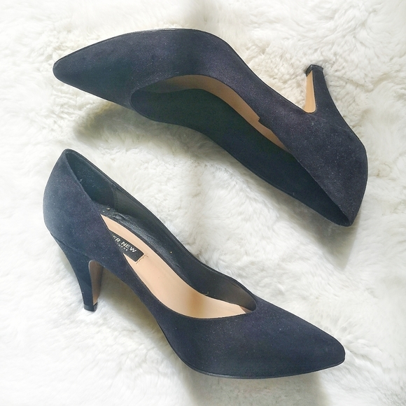 Evernew Melbourne Velvet Stella Mid Point Heel - Picture 3 of 6